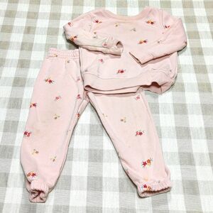 2T Garanimals Pink Floral Sweatsuit matching set